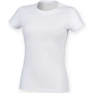 SF Womens/Ladies Feel Good T-Shirt / White